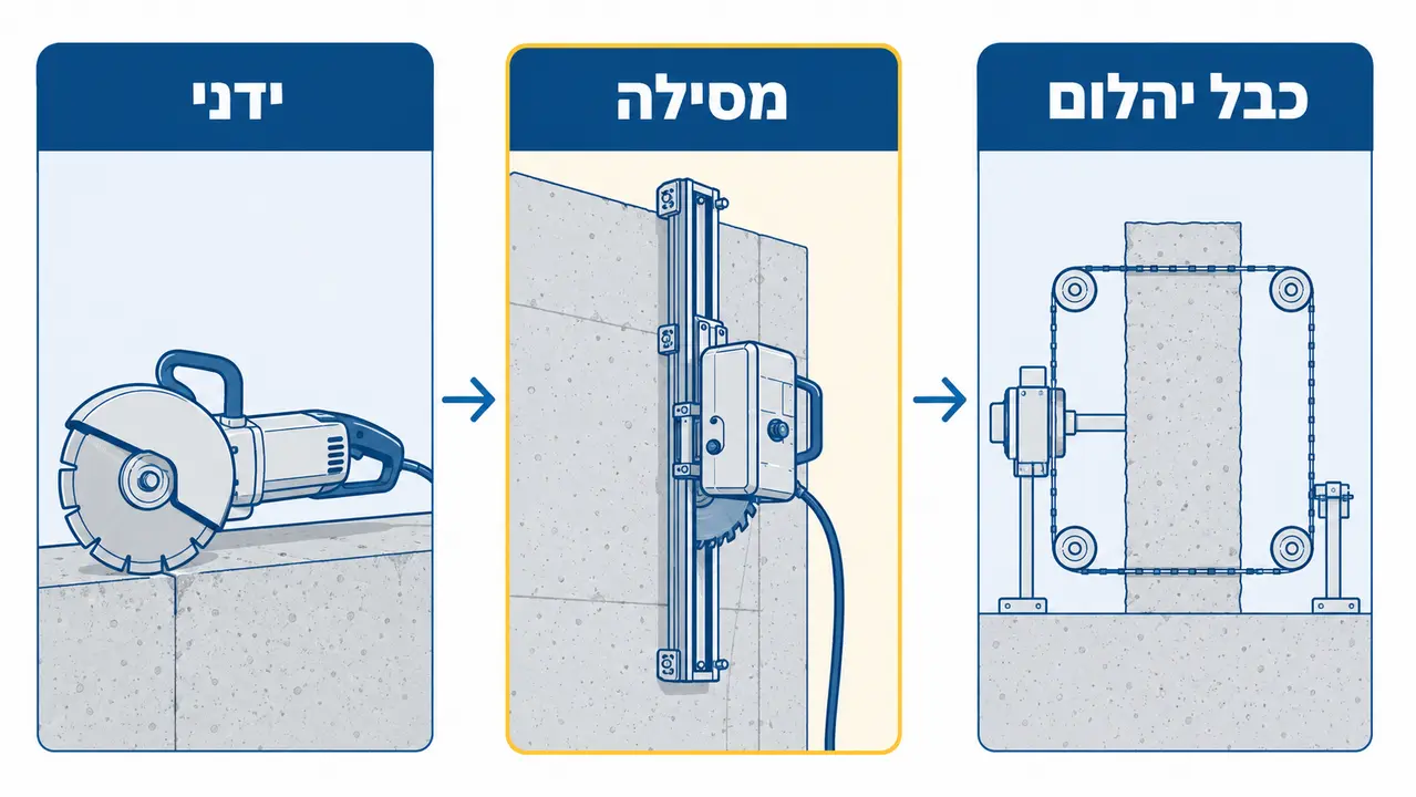 מסילה או ידני: איך בוחרים