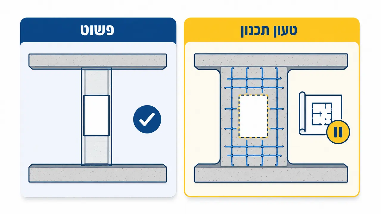 מתי אישור קונסטרוקטור הוא לא בירוקרטיה